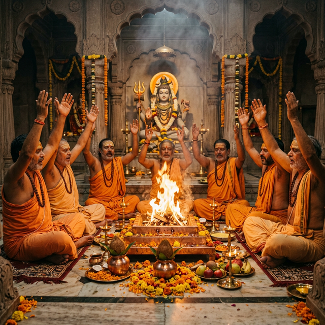 Mahamrityunjay Jaap at Trimbakeshwar Nashik — performed by Pandit Ji